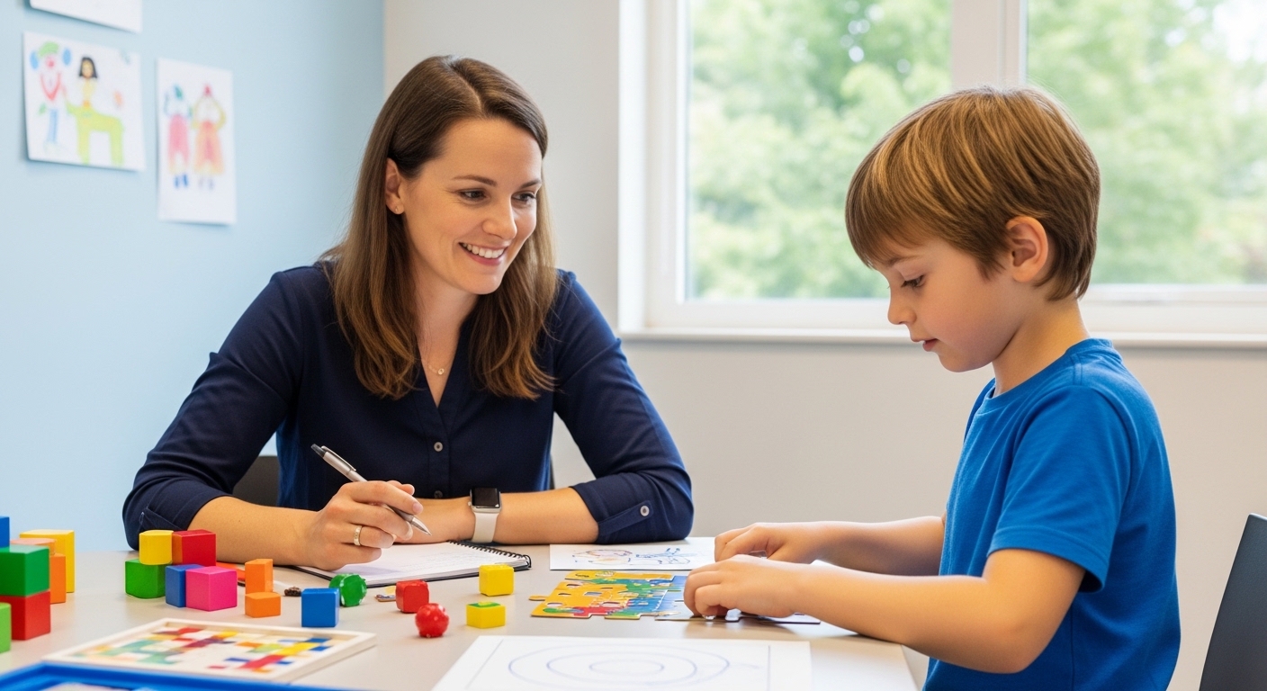 занятие с нейропсихологом