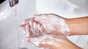 мытье рук при окр